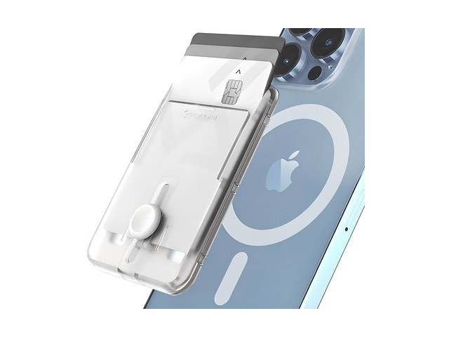 [아이폰 맥세이프 카드케이스] 인터넷 특가 신지모루 슬라이드 M 버튼업 맥세이프 카드 지갑 휴대폰 홀더