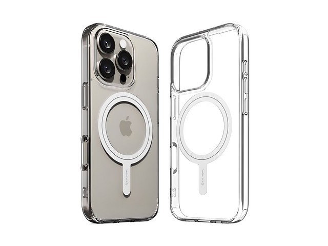 [아이폰 케이스] 소중한 구매 신지모루 2배 자력 M 에어클로 마그네틱 맥세이프 호환 투명 휴대폰 케이스